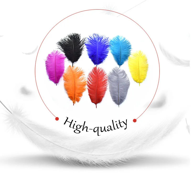 10pcs 25-30cm colorful feathers ostrich plumes Party decoration DIY white feathers for crafts Home wedding accessories plumas
10pcs 25-30cm colorful feathers ostrich plumes Party decoration DIY white feathers for crafts Home wedding accessories plumas