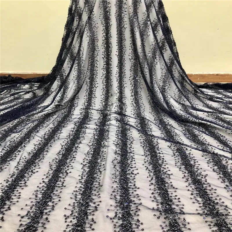 HFX Bridal Lace Fabric Latest Nigeria High Quality Beaded And Sequin Tulle Lace Embroidered Lace French Net Lace Fabric X1133-1
HFX Bridal Lace Fabric Latest Nigeria High Quality Beaded And Sequin Tulle Lace Embroidered Lace French Net Lace Fabric X1133-1