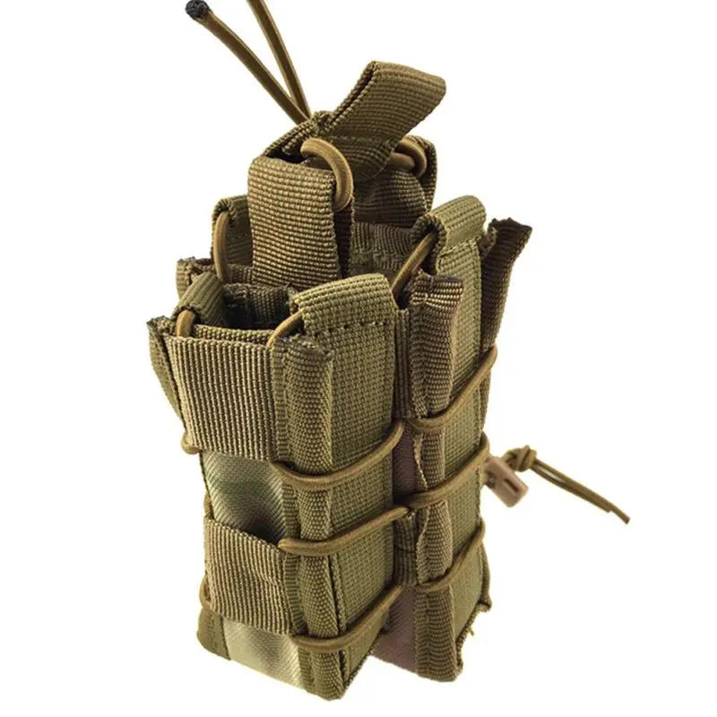 MOLLE Tactical Open Top Double Single Rifle Pistol Pouch Cartridge Clip Pouch Multifunction Hunting High Quality Bag Accessories 
MOLLE Tactical Open Top Double Single Rifle Pistol Pouch Cartridge Clip Pouch Multifunction Hunting High Quality Bag Accessories