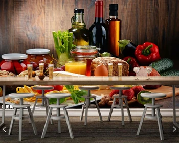 Custom kitchen wallpapers,red wine,fruits and vegetables,bread murals for the living room dining room bar background wallpaper
Custom kitchen wallpapers,red wine,fruits and vegetables,bread murals for the living room dining room bar background wallpaper