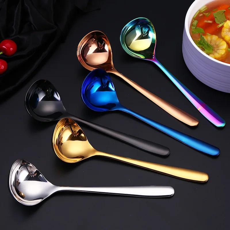 304 Stainless Steel Multi-purpose Soup Spoon Sauce Spoon Creative Deep Bottom spoons
304 Stainless Steel Multi-purpose Soup Spoon Sauce Spoon Creative Deep Bottom spoons