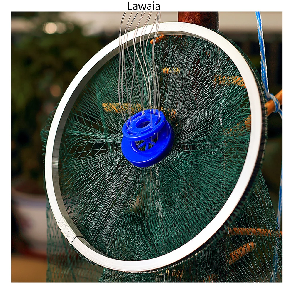 throwing a cast net with a ring