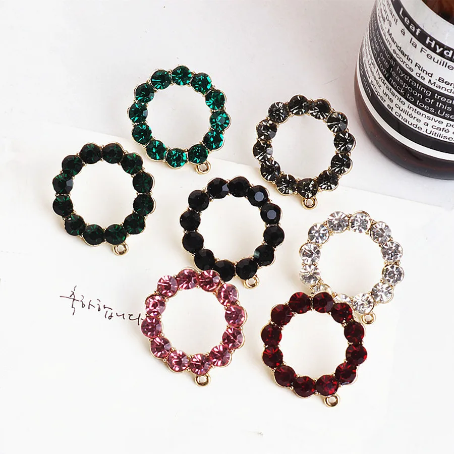 Crystal Rhinestone Alloy Stud Earring with Hanging Diy Handmade Material Jewelry Finding Accessories 6pcs
Crystal Rhinestone Alloy Stud Earring with Hanging Diy Handmade Material Jewelry Finding Accessories 6pcs