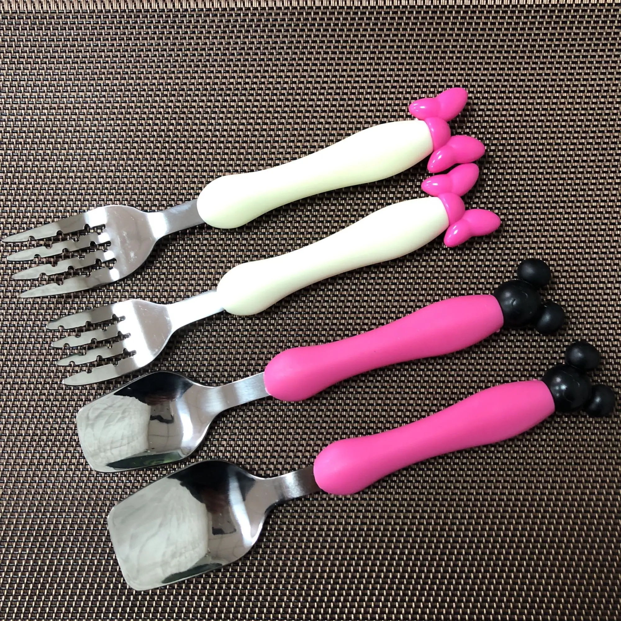 Kids Spoon Fork Chopstick Cartoon Minnie Children Tableware Baby Feeding Cutlery Baby Flatware Training Utensils Stainless Steel
Kids Spoon Fork Chopstick Cartoon Minnie Children Tableware Baby Feeding Cutlery Baby Flatware Training Utensils Stainless Steel