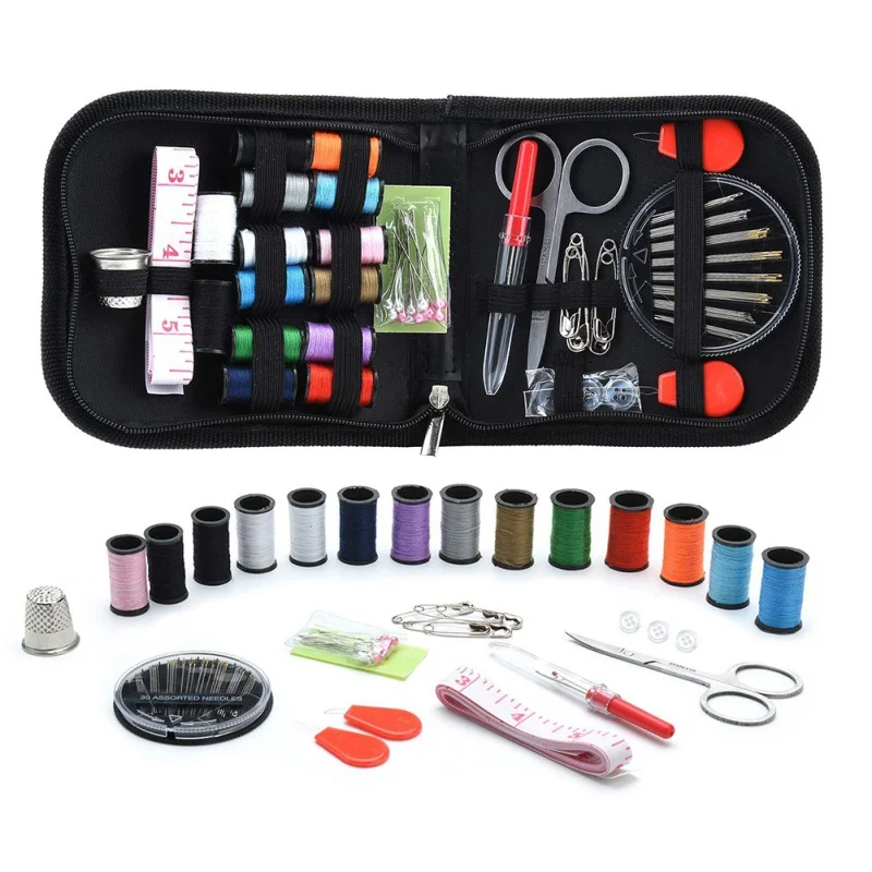 45 pcs Portable Travel Sewing Box Kitting Needles Tools Quilting Thread Stitching Embroidery Craft Sewing Kits
45 pcs Portable Travel Sewing Box Kitting Needles Tools Quilting Thread Stitching Embroidery Craft Sewing Kits