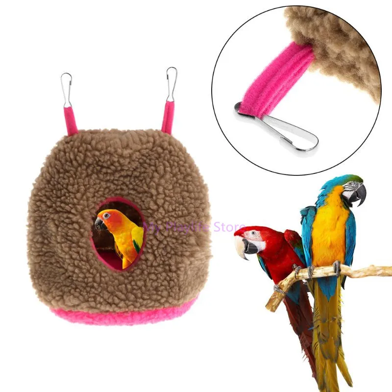 Soft Fleece Bird Parrots Nest Hammock Warm Winter Hanging Cage House Toys Pets Parakeet Bed Round Cave Sleep Hut Tent Toy C42
Soft Fleece Bird Parrots Nest Hammock Warm Winter Hanging Cage House Toys Pets Parakeet Bed Round Cave Sleep Hut Tent Toy C42
