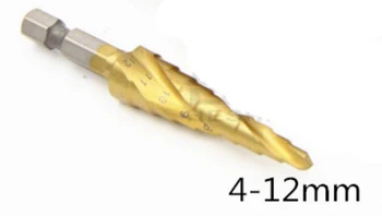 HSS4241 Hex shank Spiral groove Titanium plating step drill subland drill pagoda drill hole opener
HSS4241 Hex shank Spiral groove Titanium plating step drill subland drill pagoda drill hole opener