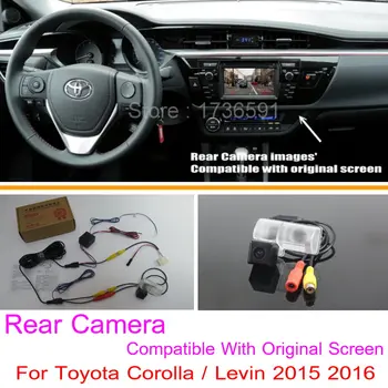 For Toyota Corolla / Levin 2015 2016 / RCA & Original Screen Compatible / Car Rear View Camera Sets / HD Back Up Reverse Camera
For Toyota Corolla / Levin 2015 2016 / RCA & Original Screen Compatible / Car Rear View Camera Sets / HD Back Up Reverse Camera