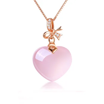 MOONROCY Rose Gold Color Chokers Pink Opal Necklace Ross Quartz CZ Heart for Women Girls Gift Dropshipping Jewelry Wholesale
MOONROCY Rose Gold Color Chokers Pink Opal Necklace Ross Quartz CZ Heart for Women Girls Gift Dropshipping Jewelry Wholesale
