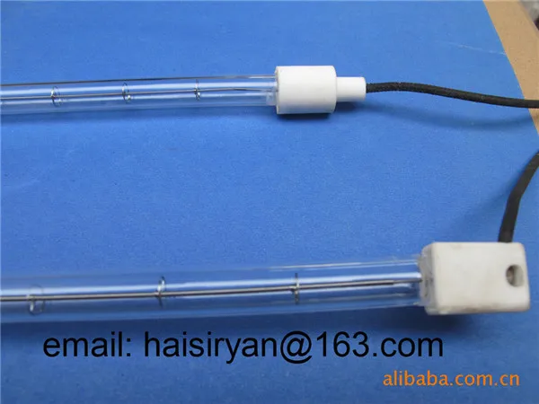 

customized 400w 1000mm far Single tube Electric halogen IR quartz glass heate lamp