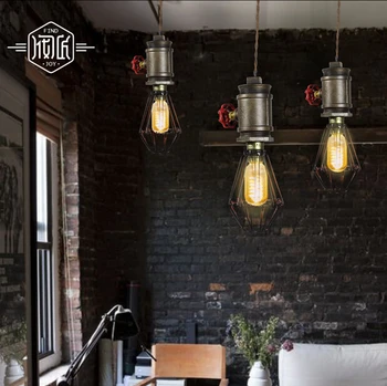 RH Retro Loft Style Vintage Pendant Light Droplight Iron Water Pipe Hanging Light For Cafe Bar Home Lighting Lamparas Colgantes
RH Retro Loft Style Vintage Pendant Light Droplight Iron Water Pipe Hanging Light For Cafe Bar Home Lighting Lamparas Colgantes