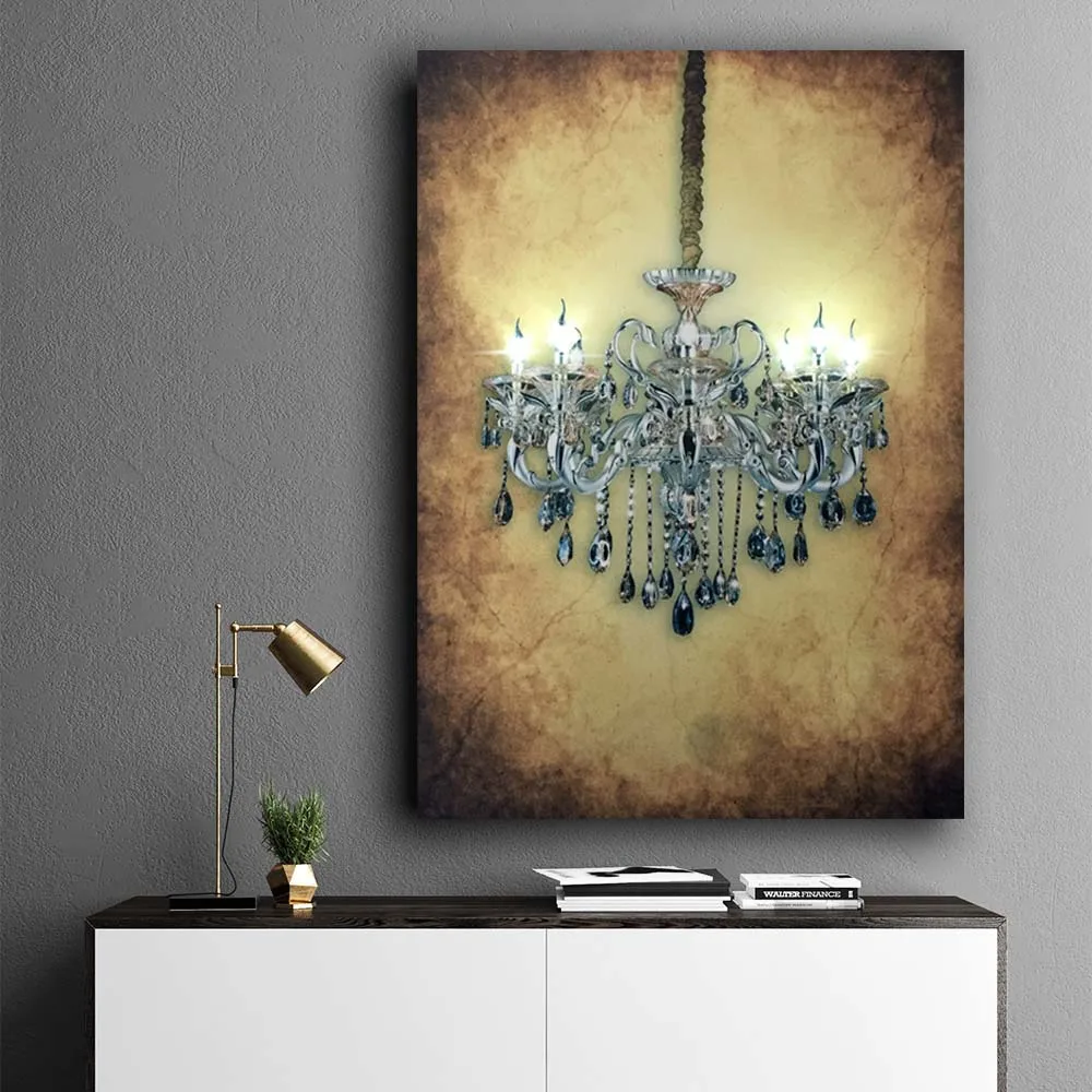 Led wall picture Retro gleaming crystal chandelie with gemstone canvas art light up painting artwork printed framed 16x24inch
Led wall picture Retro gleaming crystal chandelie with gemstone canvas art light up painting artwork printed framed 16x24inch