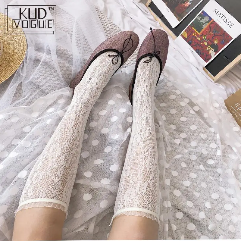 High Elastic Lolita Style Knee Socks Sexy Lace Cute Stockings Ladies Transparent Hollow Out Womens Pantyhose Long Knee Socks
High Elastic Lolita Style Knee Socks Sexy Lace Cute Stockings Ladies Transparent Hollow Out Womens Pantyhose Long Knee Socks