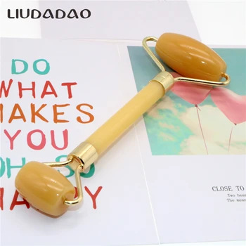 Natural Jade Face Lift Massager Women Beauty Skin Care Rollers Yellow Stone Smmoth Relax Health Roller Massage Tool Dropshipping
Natural Jade Face Lift Massager Women Beauty Skin Care Rollers Yellow Stone Smmoth Relax Health Roller Massage Tool Dropshipping