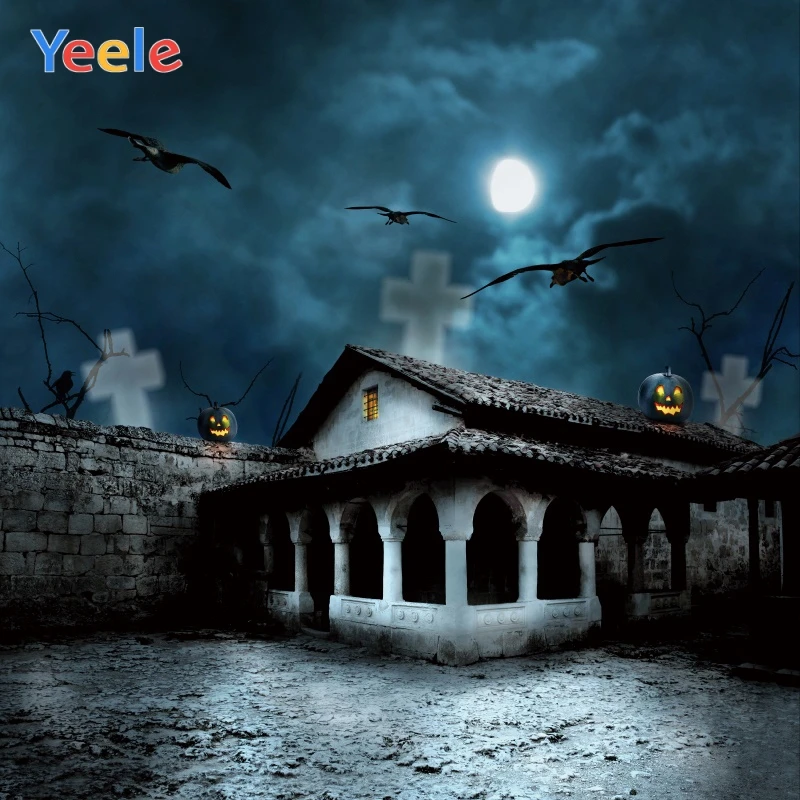 Yeele Halloween Moon Pumpkin Lanterns Crosses Rruin Photography Backdrops Personalized Photographic Backgrounds For Photo Studio
Yeele Halloween Moon Pumpkin Lanterns Crosses Rruin Photography Backdrops Personalized Photographic Backgrounds For Photo Studio