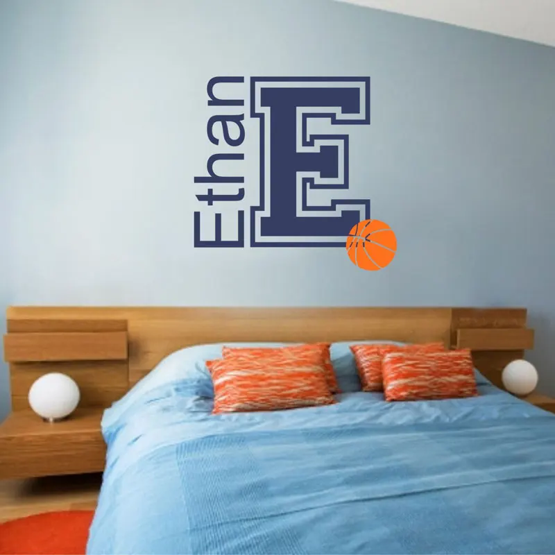 Personalized Name Basketball Wall Decal Vinyl Home Decor Kids Room Boy Bedroom Custom Name Sticker Monogram Interior Murals A205
Personalized Name Basketball Wall Decal Vinyl Home Decor Kids Room Boy Bedroom Custom Name Sticker Monogram Interior Murals A205