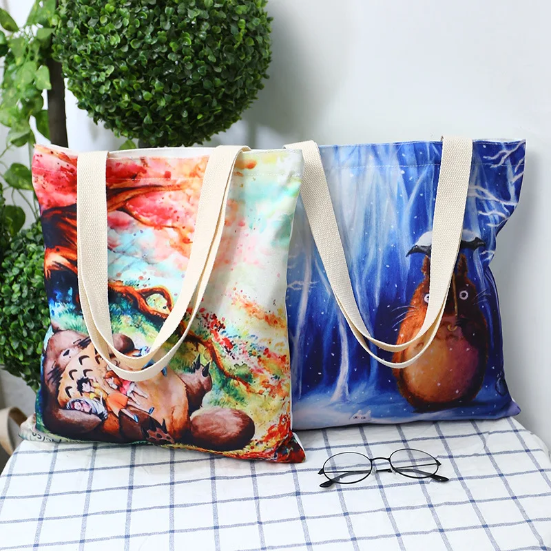 Casual My Neighbor Totoro Cat Action Figure Printed Canvas Girls Lolita Tote Shoulder Bag Student Handbags Storage Package Bag
Casual My Neighbor Totoro Cat Action Figure Printed Canvas Girls Lolita Tote Shoulder Bag Student Handbags Storage Package Bag