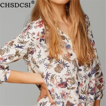 CHSDCSI Blusas Floral Printed Blouses Long Sleeve Femininas V Neck Floral Roupas Summer Shirts Casual Blouses Women Clothes
CHSDCSI Blusas Floral Printed Blouses Long Sleeve Femininas V Neck Floral Roupas Summer Shirts Casual Blouses Women Clothes