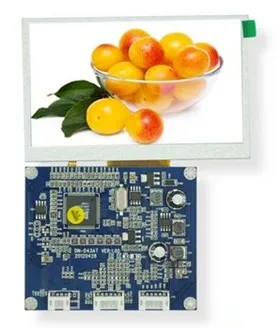 Video(CVBS)+ VGA Drive Board + 4.3 inch TFT LCD Resistive Touch 480*272 (NTSC/PAL System/OSD Menu/Standard RoHS)
Video(CVBS)+ VGA Drive Board + 4.3 inch TFT LCD Resistive Touch 480*272 (NTSC/PAL System/OSD Menu/Standard RoHS)