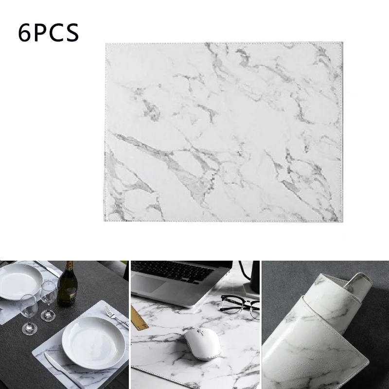 Urijk Marble Pattern Dishware Coasters Kitchen Tableware Pad DIY Wedding Party Decorative Mat Table Mat Stripe PU Place Mat
Urijk Marble Pattern Dishware Coasters Kitchen Tableware Pad DIY Wedding Party Decorative Mat Table Mat Stripe PU Place Mat