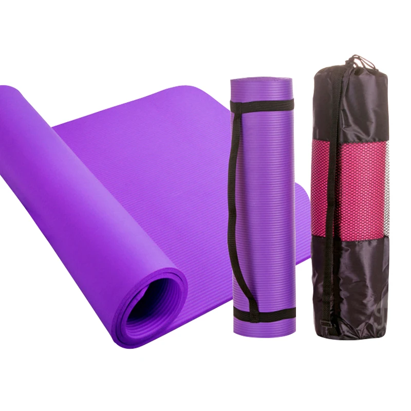 Quality NBR 10MM Yoga Mat Free Carry Rope Multi-functional Non-slip Pilates Pad Fast Rebound Outdoor Gym Sports Fitness 
Quality NBR 10MM Yoga Mat Free Carry Rope Multi-functional Non-slip Pilates Pad Fast Rebound Outdoor Gym Sports Fitness