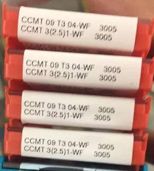10PCS CARBIDE INSERT CCMT09T304-WF 3005
10PCS CARBIDE INSERT CCMT09T304-WF 3005