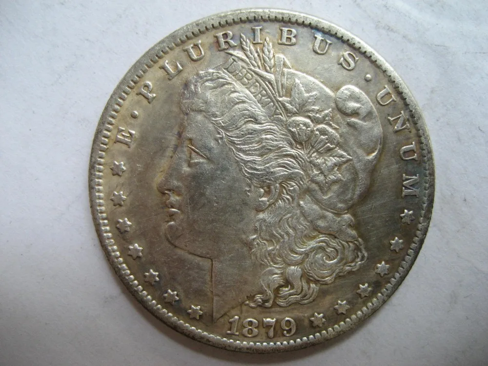 Morgan Dollar 1879-s 90% Silver coin COPY