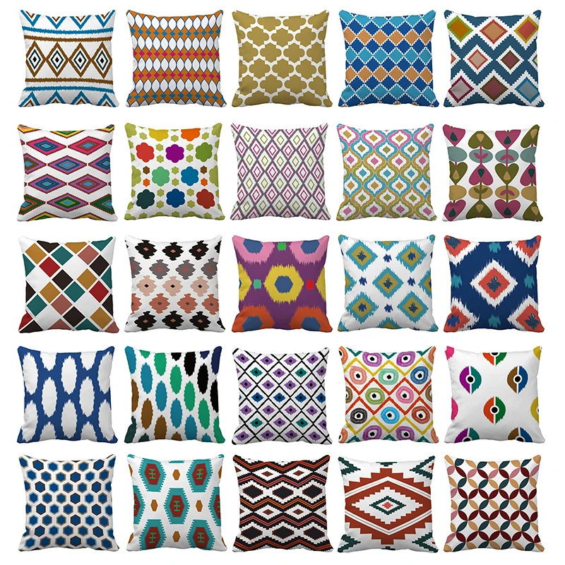 45x45cm Cushion Cover Geometric Decorative Pillow Case Sofa Seat Case Car Pillowcase Soft Bed Pillow Covers Cojines 50x50 60*60
45x45cm Cushion Cover Geometric Decorative Pillow Case Sofa Seat Case Car Pillowcase Soft Bed Pillow Covers Cojines 50x50 60*60