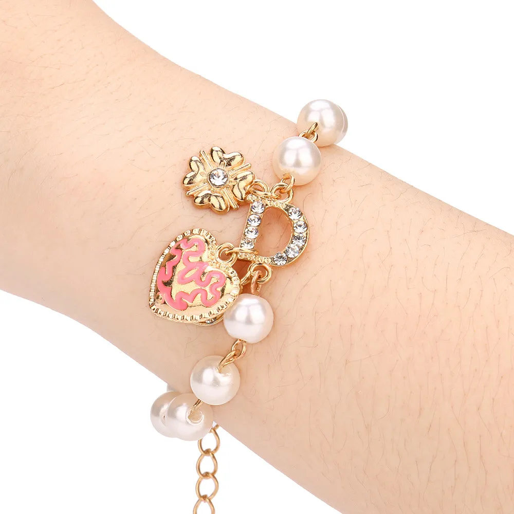 Zerotime #H5 NEW FASHION Women Jewelry Pearl Love Heart Flower Crystal Bracelet Charm Gift Free Shipping
Zerotime #H5 NEW FASHION Women Jewelry Pearl Love Heart Flower Crystal Bracelet Charm Gift Free Shipping