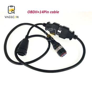 truck diagnosis tool 9993832 14 pin Cable with 88890304 OBD2 OBDII Cable for volvo Vocom 88890030 excavator equipment
truck diagnosis tool 9993832 14 pin Cable with 88890304 OBD2 OBDII Cable for volvo Vocom 88890030 excavator equipment