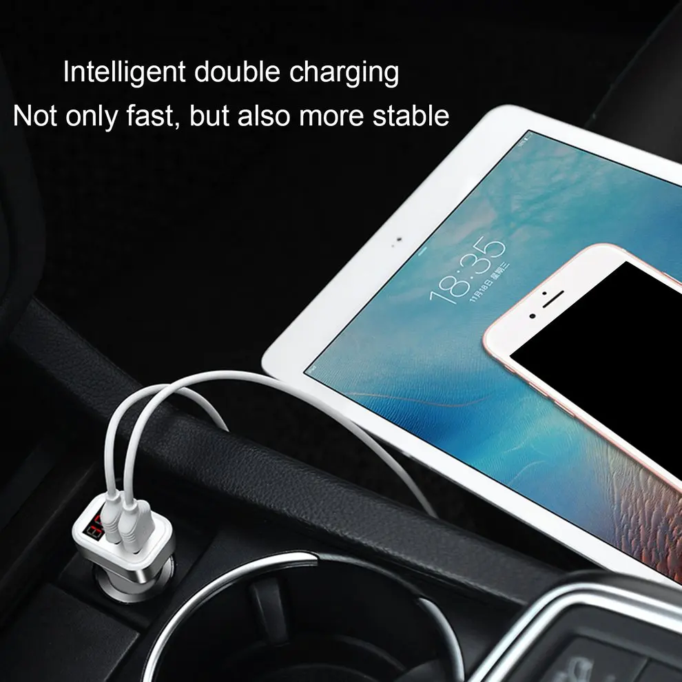 10pcs Dual USB Ports Car Charger LCD Display Voltage Current Testerr LCD Digital Display
10pcs Dual USB Ports Car Charger LCD Display Voltage Current Testerr LCD Digital Display