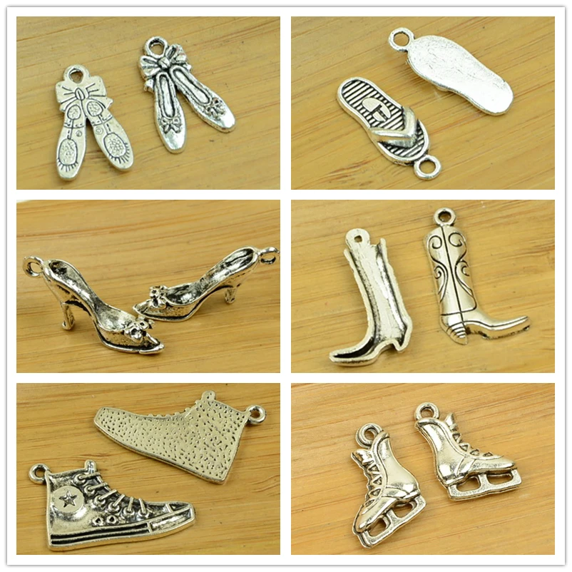 DIY alloy charm pendant boot/shoes/ice skate/slipper/high-heel shape fit for jewelry making accessories findings bracelet beads
DIY alloy charm pendant boot/shoes/ice skate/slipper/high-heel shape fit for jewelry making accessories findings bracelet beads