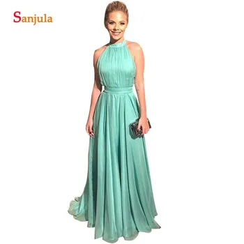 Backless Bridesmaid Dresses Turquoise Chiffon Party Dress For Wedding Sexy Open Back Prom Gowns bruidsmeisje jurk blauw
Backless Bridesmaid Dresses Turquoise Chiffon Party Dress For Wedding Sexy Open Back Prom Gowns bruidsmeisje jurk blauw