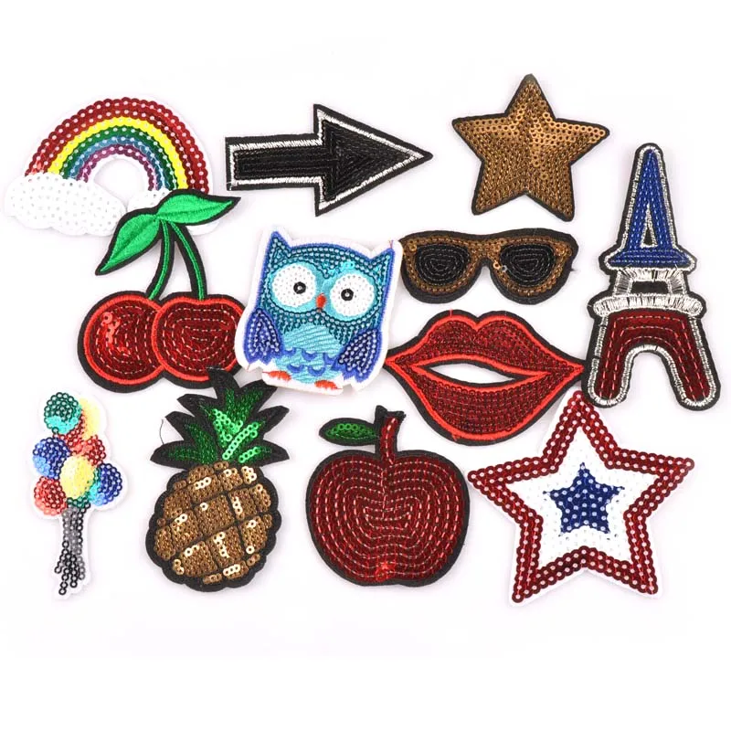 12Pcs DIY Apparel Sewing Accessories Mixed Fruit Trendy Sequin Patch For Clothing Embroidered Iron On Patches DIY Pants C2001
12Pcs DIY Apparel Sewing Accessories Mixed Fruit Trendy Sequin Patch For Clothing Embroidered Iron On Patches DIY Pants C2001