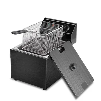 8L Electric Deep Fryer Blast Furnace Cylinder Thickening Fryer Grill Fried Chicken Fried Dough Sticks Furnace Fries Machine
8L Electric Deep Fryer Blast Furnace Cylinder Thickening Fryer Grill Fried Chicken Fried Dough Sticks Furnace Fries Machine
