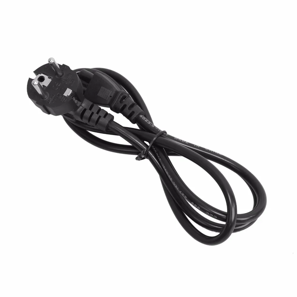 Lead Cord C5 Cloverleaf 3 Pin UK EU US Plug Power Cable Adapter Cable Cord For Video Light Laptop (1)