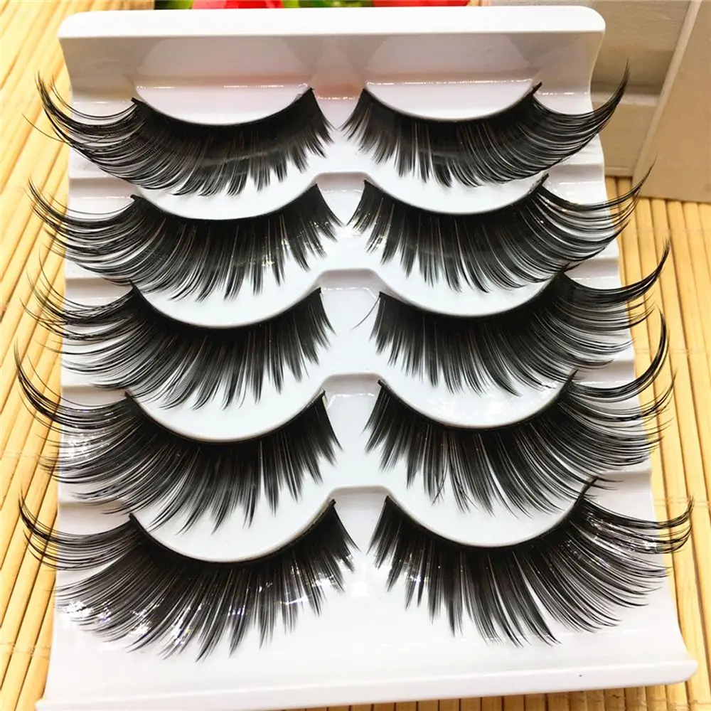 5Pairs/set False Eyelashes Very Exaggerated Thick Long Black Eye Lashes Daily & Party Makeup Extension Tools
5Pairs/set False Eyelashes Very Exaggerated Thick Long Black Eye Lashes Daily & Party Makeup Extension Tools