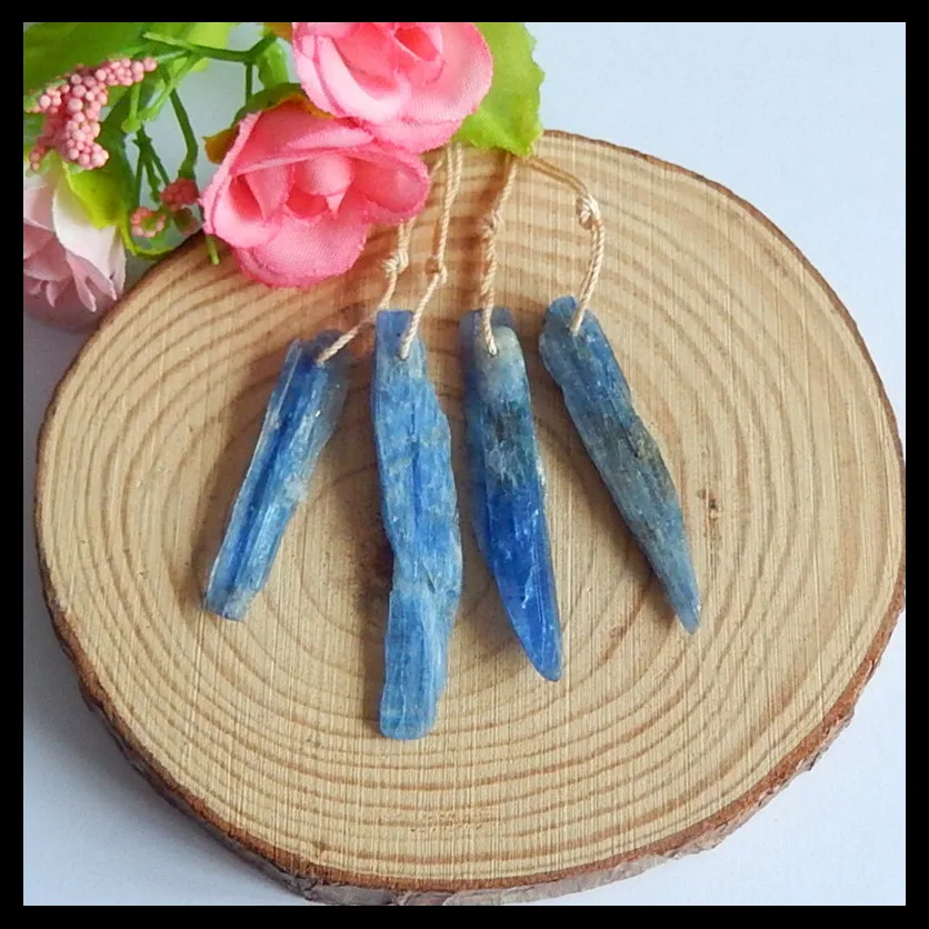 SALE,4pcs Nugget blue kyanite Gemstone fashion Pendant Bead,41x9x5mm,39x8x5mm,11.5g
SALE,4pcs Nugget blue kyanite Gemstone fashion Pendant Bead,41x9x5mm,39x8x5mm,11.5g