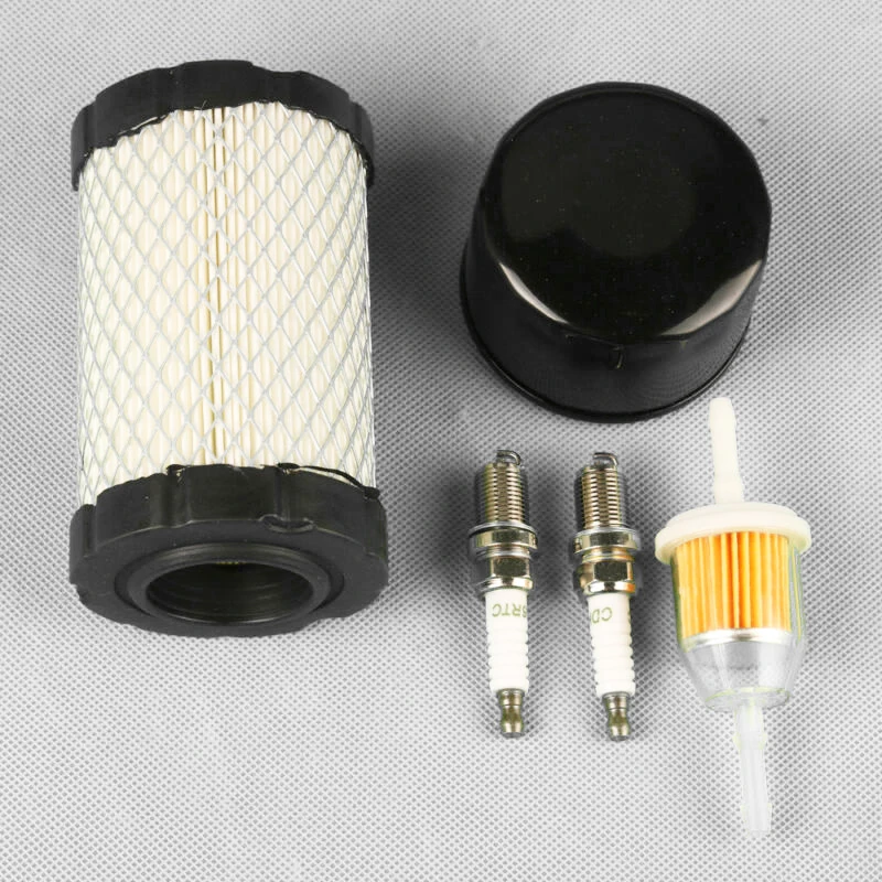 Fuel Li 796031 Air Filter with Tune Up Kit for Briggs /& Stratton 591334 594201 797704 Engine