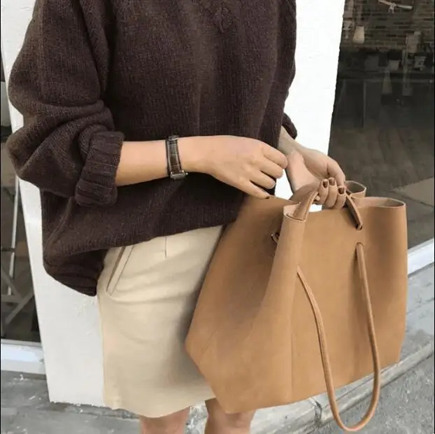 Vintage Nubuck Leather women's handbags fashion vintage scrub handbag messenger bag women's casual big Top-Handle Bag bolsos
Vintage Nubuck Leather women's handbags fashion vintage scrub handbag messenger bag women's casual big Top-Handle Bag bolsos