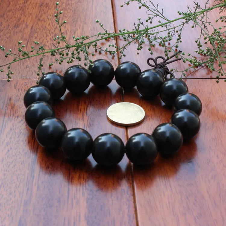 New Arrival high-grade ebony blackwood Beads Bracelet Elastic Charm wooden Bracelet & Bangles For Men Women Buddhism 15MM
New Arrival high-grade ebony blackwood Beads Bracelet Elastic Charm wooden Bracelet & Bangles For Men Women Buddhism 15MM