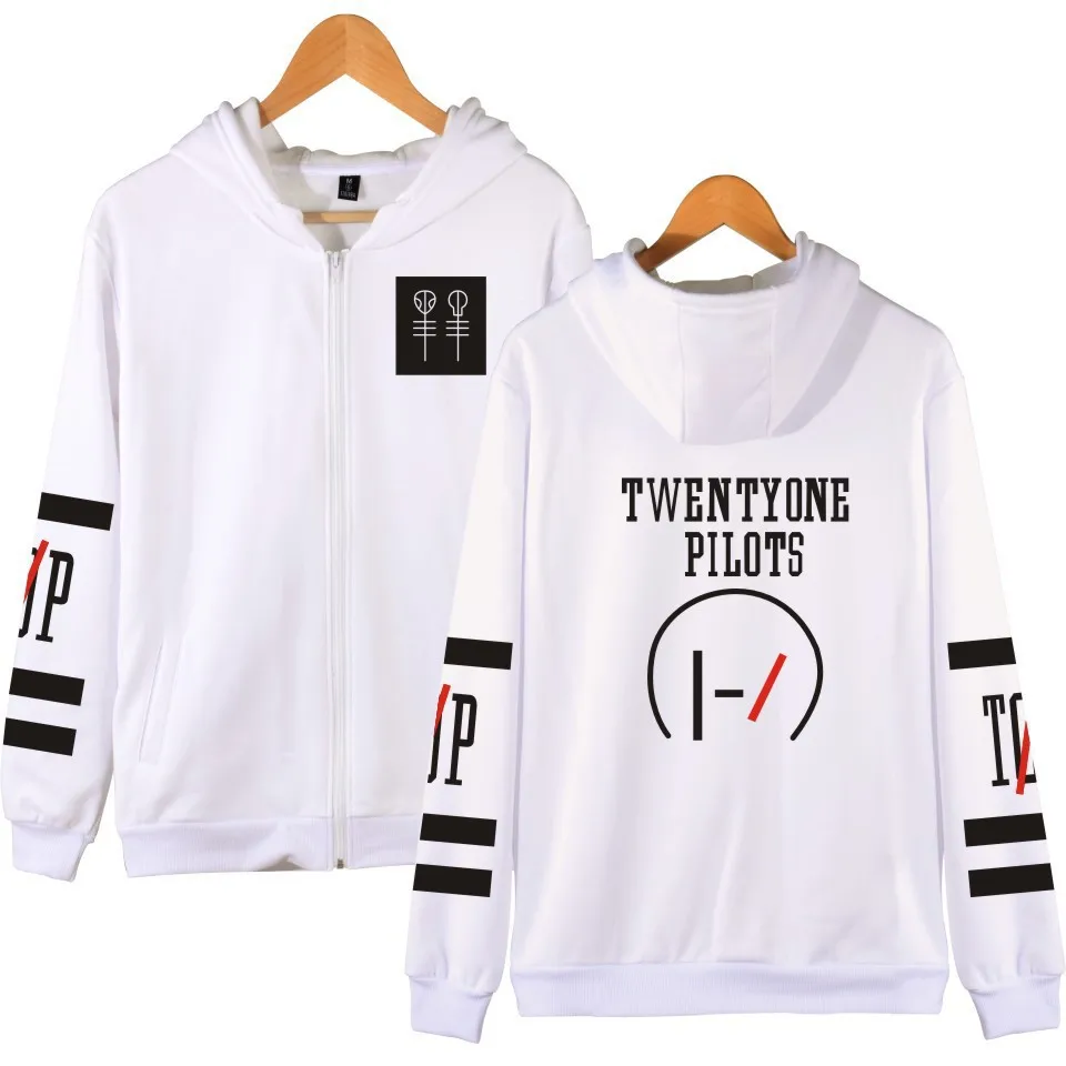 Twenty One Pilots Off Black And White Zipper Men's Hooded Hoodies Rock Band Men Hoodies Kpop Harajuku Sweatshirt Men Hoodie
Twenty One Pilots Off Black And White Zipper Men's Hooded Hoodies Rock Band Men Hoodies Kpop Harajuku Sweatshirt Men Hoodie