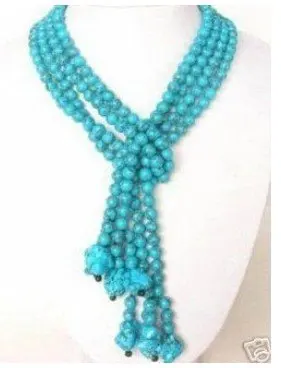 Hot sell Noble- FREE SHIPPING>>>@@ Charming Tibet Tribe Jewelry turquoise beads scarf necklace Fashion S
Hot sell Noble- FREE SHIPPING>>>@@ Charming Tibet Tribe Jewelry turquoise beads scarf necklace Fashion S