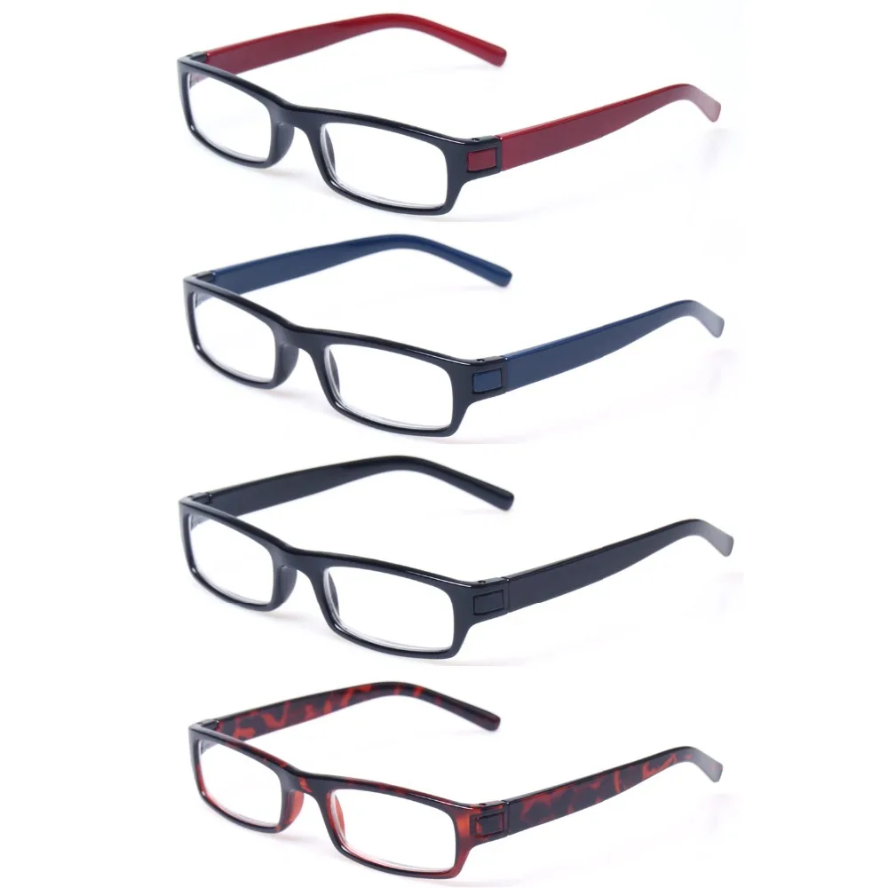 Reading glasses Set of 4 Great Value Quality Fashion Readers Plastic Clear Lens Eyewear Presbyopia Glasses Diopter 0.5 to 5.0
Reading glasses Set of 4 Great Value Quality Fashion Readers Plastic Clear Lens Eyewear Presbyopia Glasses Diopter 0.5 to 5.0