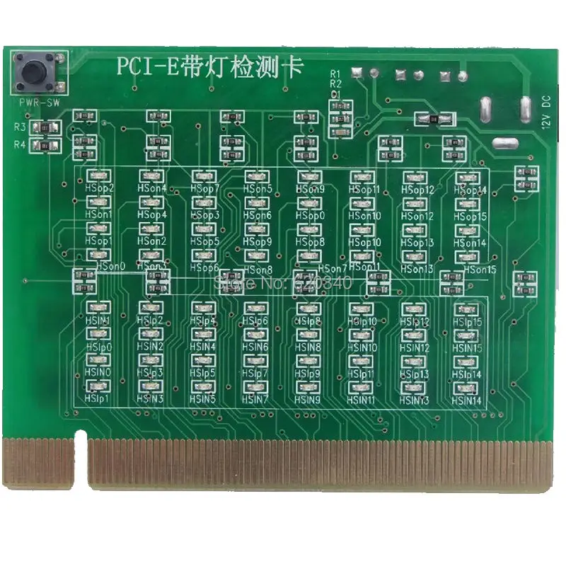 PCI-E 16X 8X 4X PCI express Slot Tester Card for motherbaor Detect the southbridge short or open PCI-E with light tester
PCI-E 16X 8X 4X PCI express Slot Tester Card for motherbaor Detect the southbridge short or open PCI-E with light tester