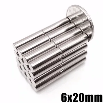 2/5/10/20/pcs Strong Round Long Cylinder Magnet 6 mm x 20 mm Rare Earth Neo Neodymium 6*20mm 6x20mm
2/5/10/20/pcs Strong Round Long Cylinder Magnet 6 mm x 20 mm Rare Earth Neo Neodymium 6*20mm 6x20mm