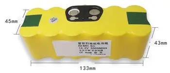 

Free ship ni-mh sc battery pack 14.4v 3500mah battery for i robot sweeper 880 870 robot sweeping machine sweeper battery