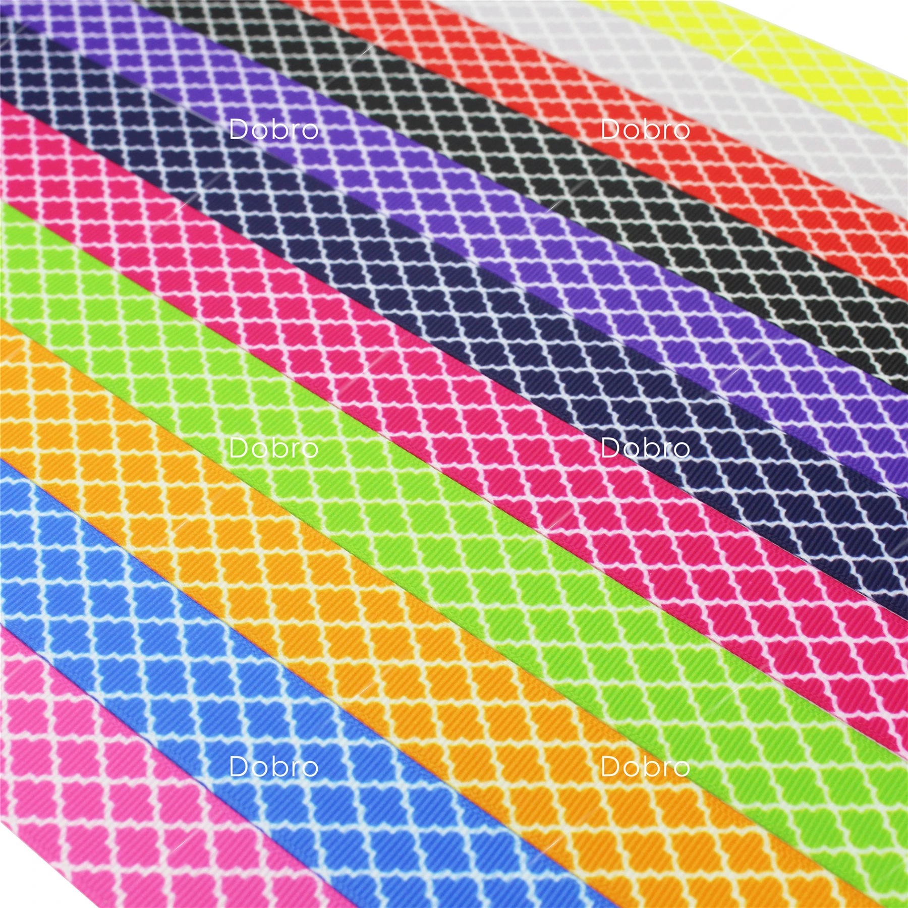 11 Choices Colorful Quatrefoil Patterns Printed Grosgrain Ribbons for Hair DIY Craft Party Decos Gift Packaging 100 Yards/Lot
11 Choices Colorful Quatrefoil Patterns Printed Grosgrain Ribbons for Hair DIY Craft Party Decos Gift Packaging 100 Yards/Lot