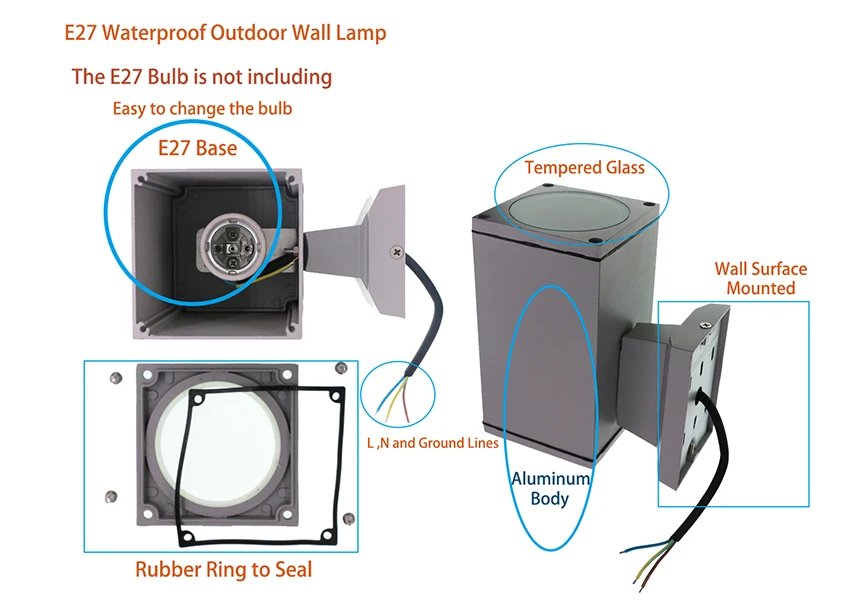 BL107 OUTDOOR WALL LIGHT e27 (23)