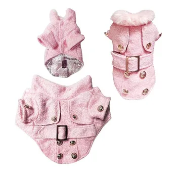 New Luxury Wool Dog Outerwear Winter Pet Clothes Warm Small Dog Coat Jacket Cat Clothing Puppy Overcoat Costume Wholesale&Retail
New Luxury Wool Dog Outerwear Winter Pet Clothes Warm Small Dog Coat Jacket Cat Clothing Puppy Overcoat Costume Wholesale&Retail